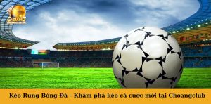 KÈO RUNG BÓNG ĐÁ - KHÁM PHÁ KÈO CÁ CƯỢC MỚI TẠI CỔNG GAME CHOANGCLUB 25 KÈO RUNG BÓNG ĐÁ
